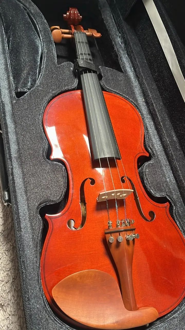 Violino 4/4 completo com estojo e arco