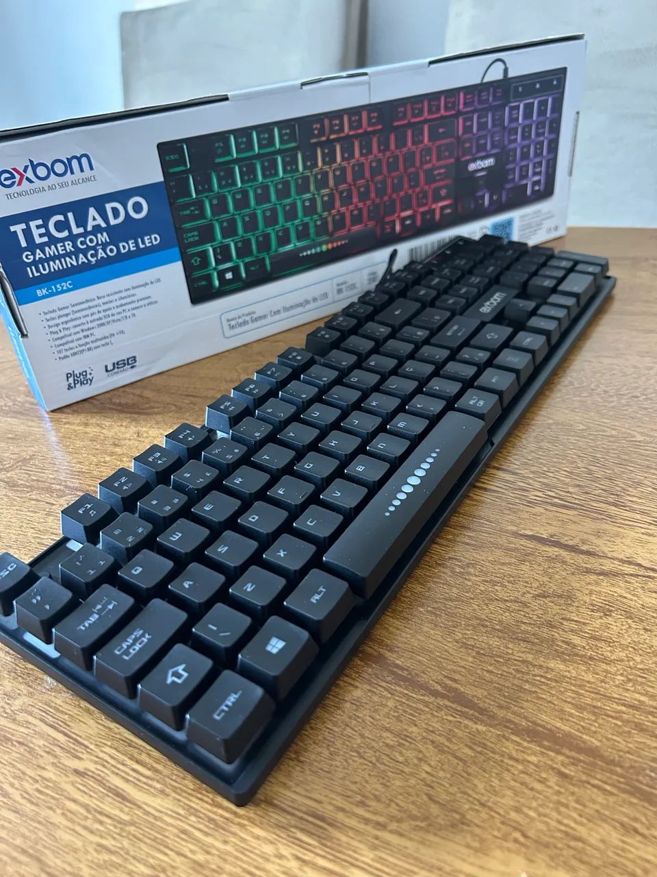 Teclado gamer com iluminação de led - entrega rápida  - Foto 4