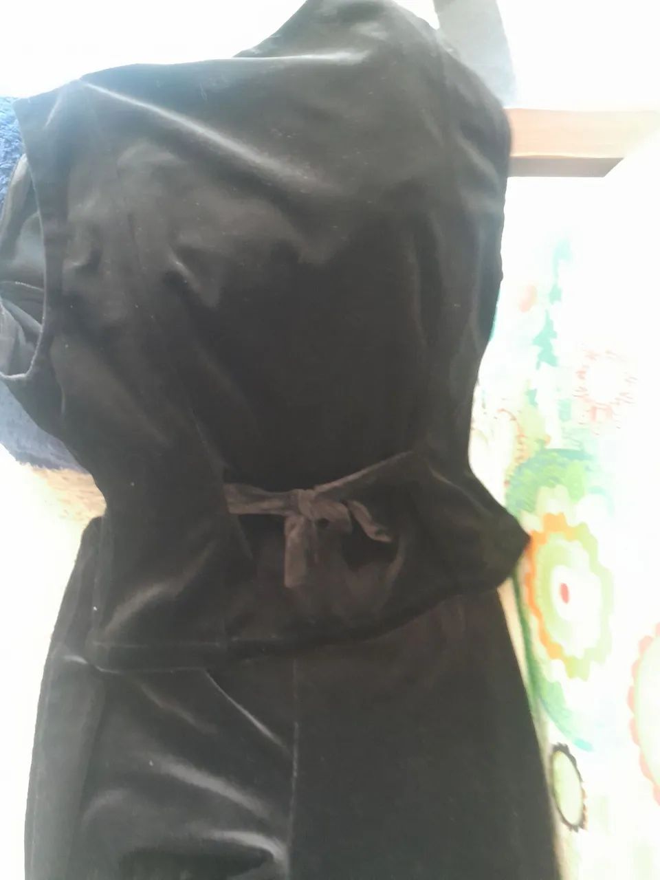 Vestido e conjunto e parka de veludo  - Foto 3