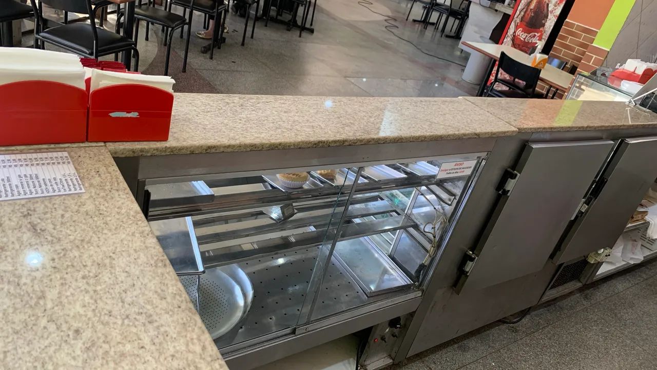 Vendo 3 Balcão Estufa Vitrine quente e Fria  - Foto 4