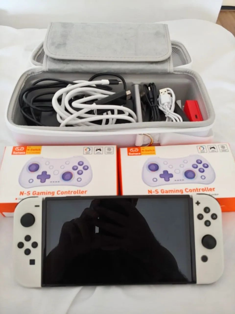 Nintendo Switch Oled + Acessorios - SP-ZN - Foto 2