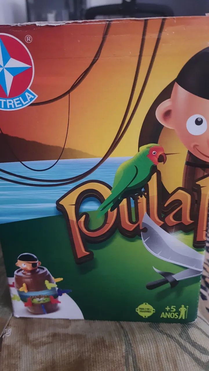 Jogo Pula Pirata Estrela Clássico - 100% Completo e Impecável - Foto 4