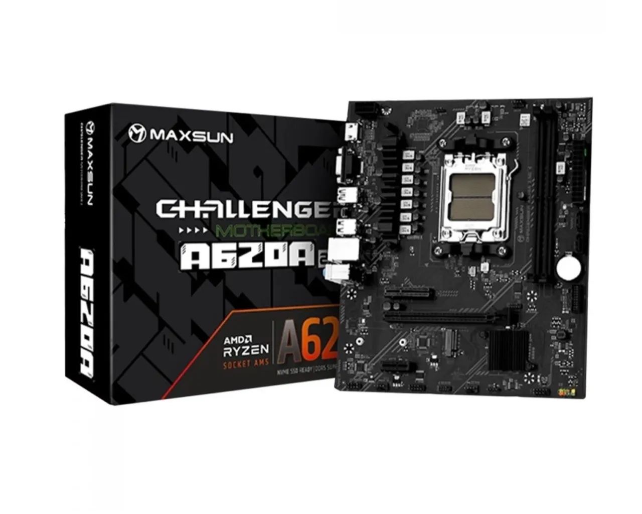 PLACA MÃE MAXSUN A620A 2.5G, AMD AM5, MATX, DDR5 - PRODUTO LACRADO 