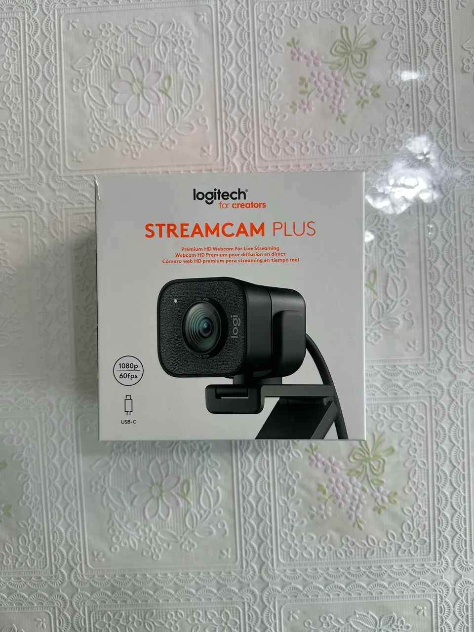 Webcam - StreamCam PLUS - Logitech (LACRADO)