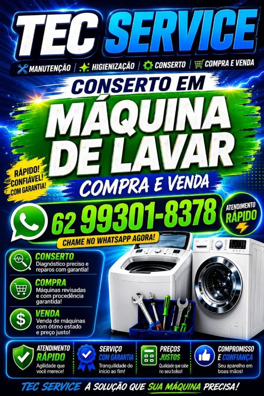 Máquina de Lavar Conserto 