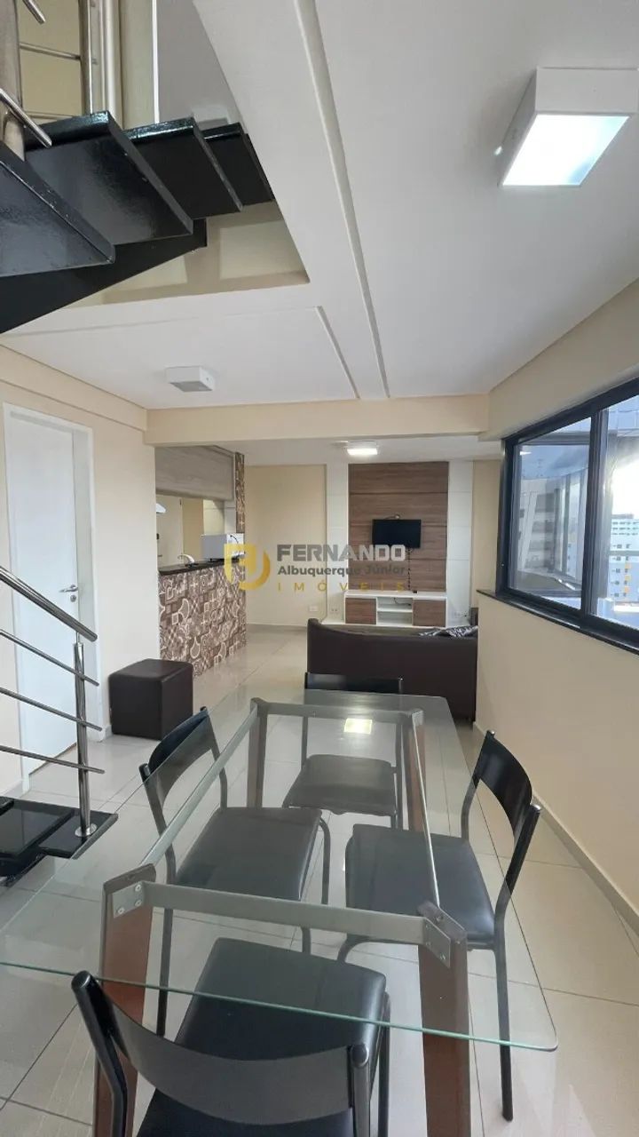 Quarto e sala Duplex, Mobiliado, na Ponta verde, todo no Porcelanato, dois banheiros, 70m2 - Foto 2