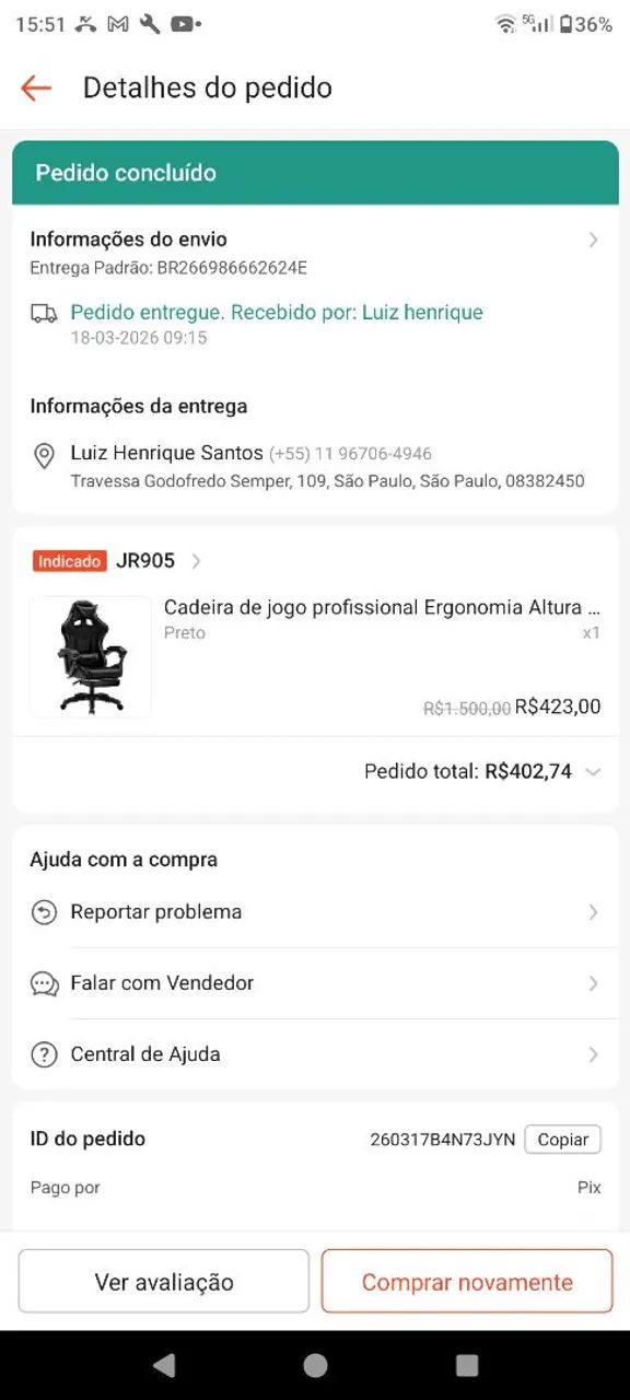 cadeira gamer completa - Foto 4