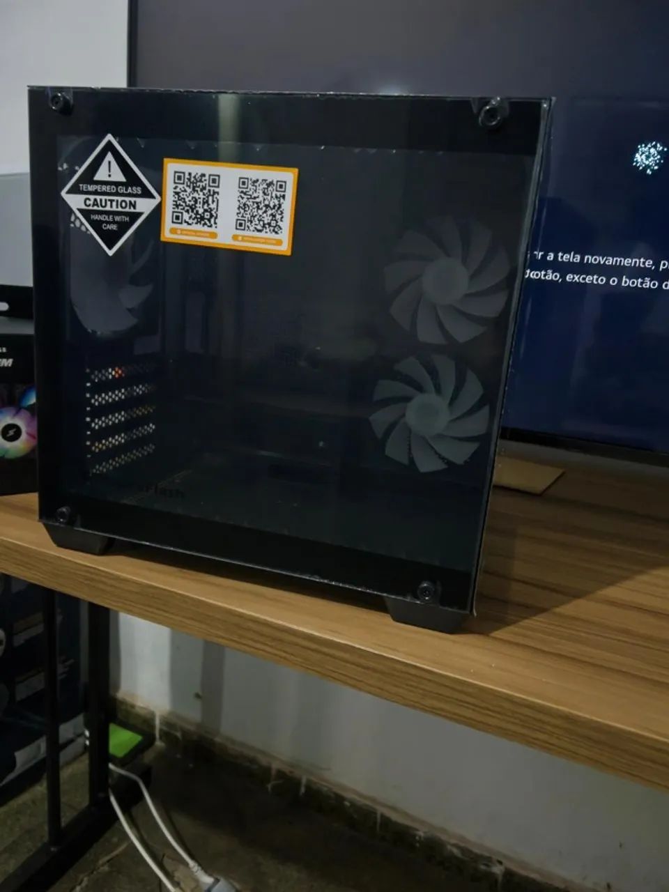 Gabinete Gamer Aigo Darkflash Durin D275m com 3 Fans (NOVO) - Foto 2
