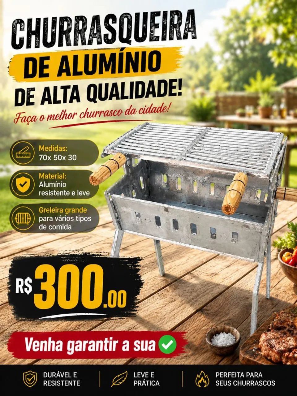 Churrasqueira de Alumínio 