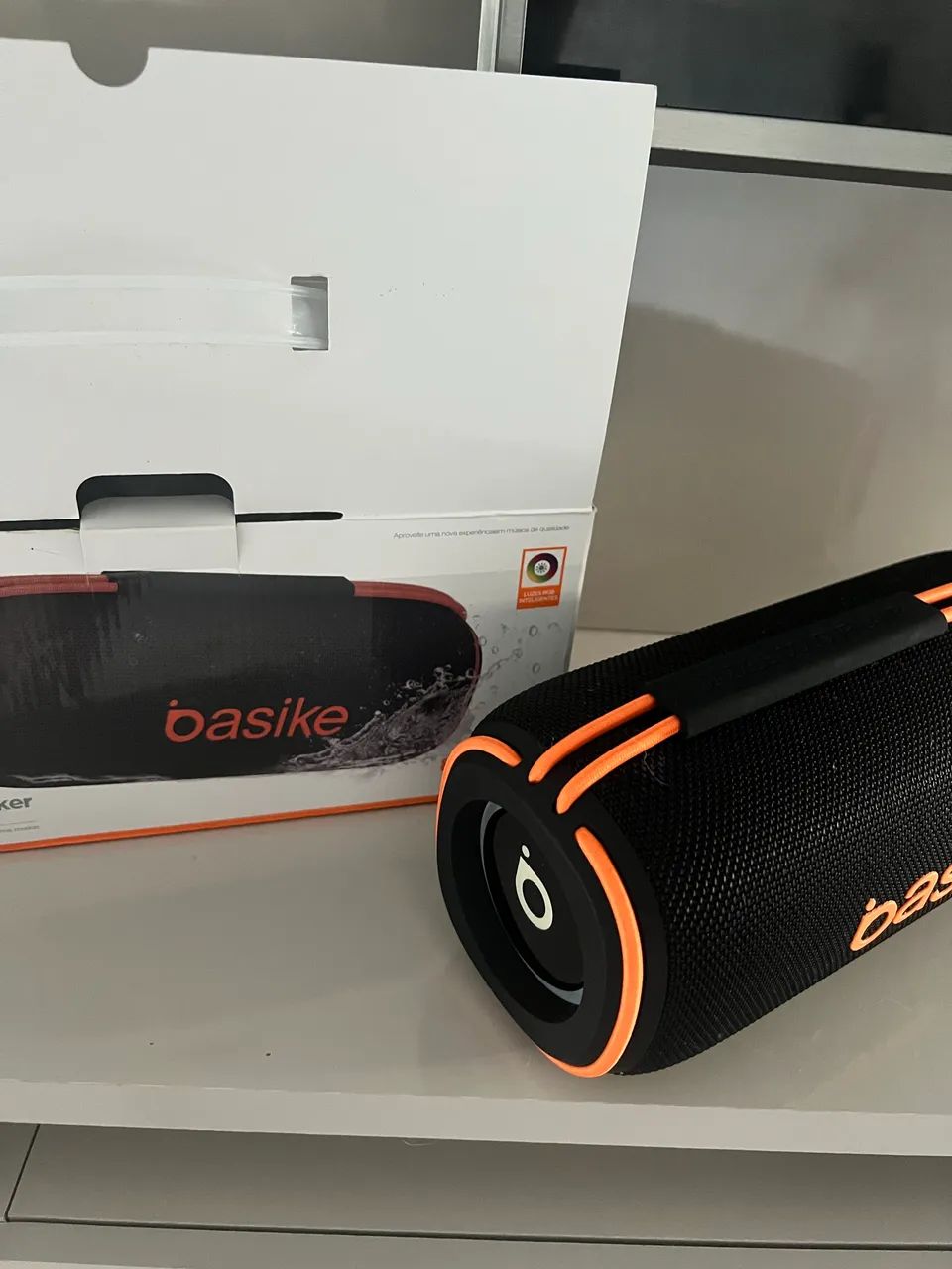 Caixa de som Basike 80w Led alta potência - Foto 4