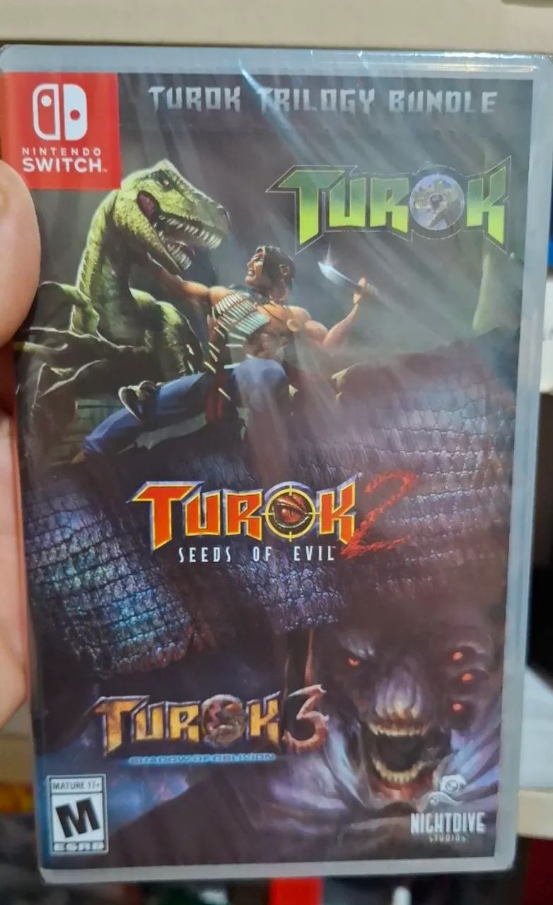 Turok Trilogy Nintendo Switch Lacrado - Jogos de Vídeo Game