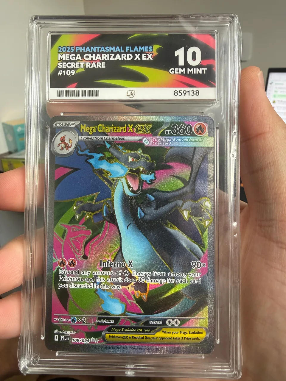 ポケモンカード MEGA CHARIZARD X #111 MINT PSA9 MEGA CHARIZARD X ex - Special Illustration Rare (109/094) carta