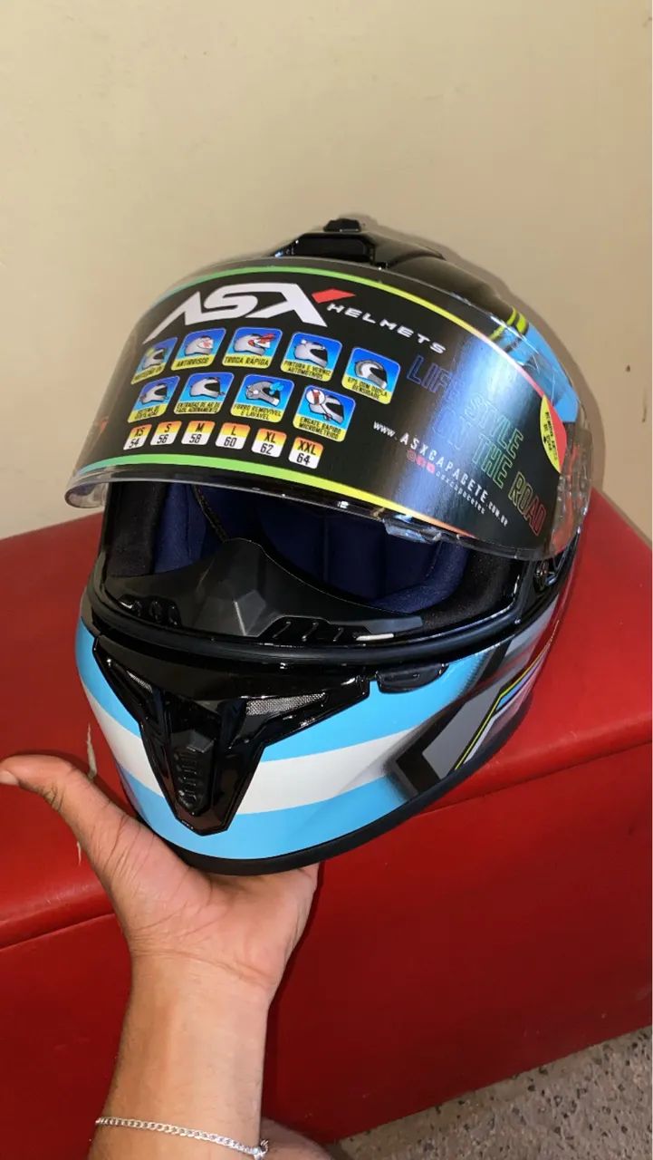 Capacete nunca usado novo ASX 59/60 - Foto 3