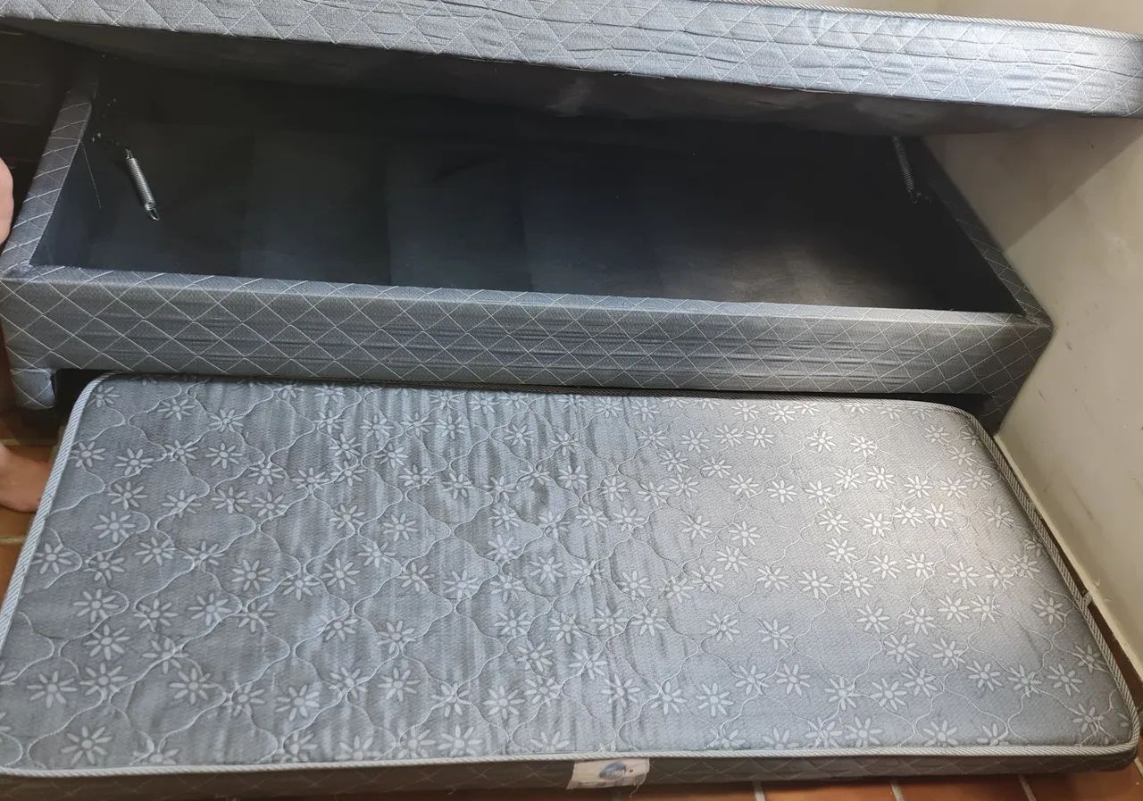Cama box baú solteirão com cama auxiliar  - Foto 2