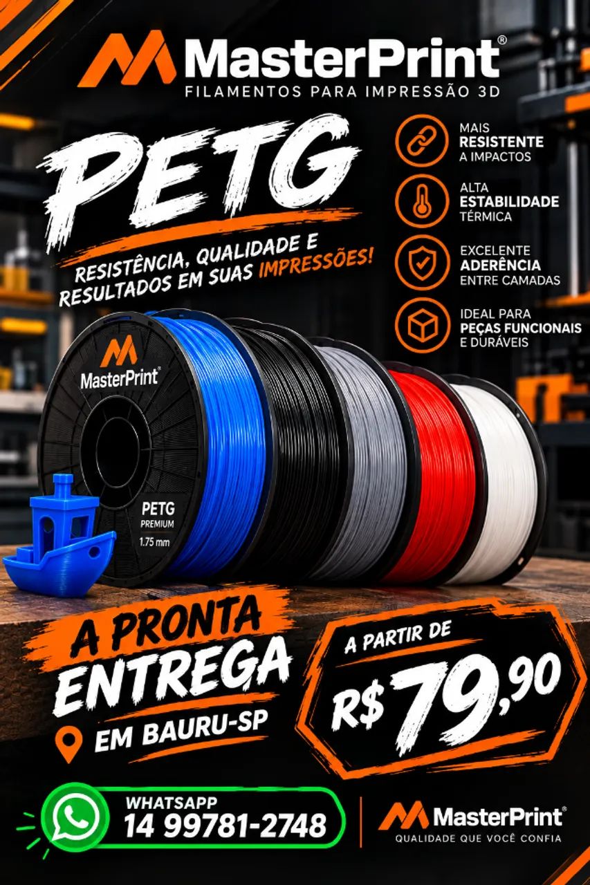 Filamento impressora 3D