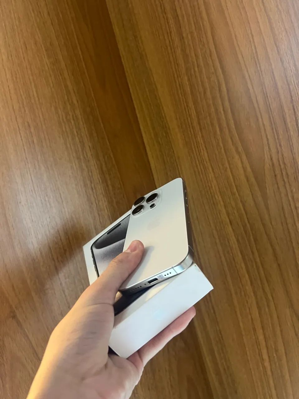15 PRO 128GB BRANCO ZERO VENDO - Foto 5