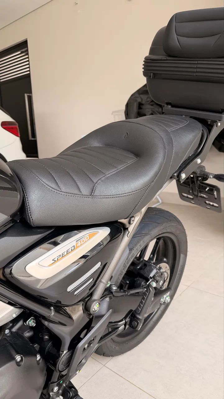 Banco Confort Pedrinho bancos com gel p/ Speed 400 ou Scrambler 400 - Foto 2