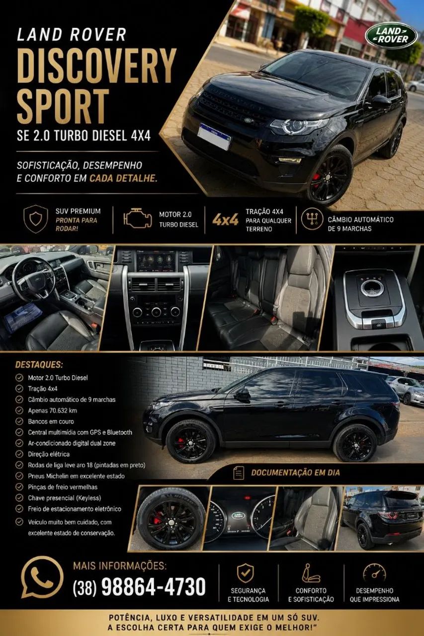 Land Rover Discovery Sport SE 2.0 4X4 Diesel Aut. 2016