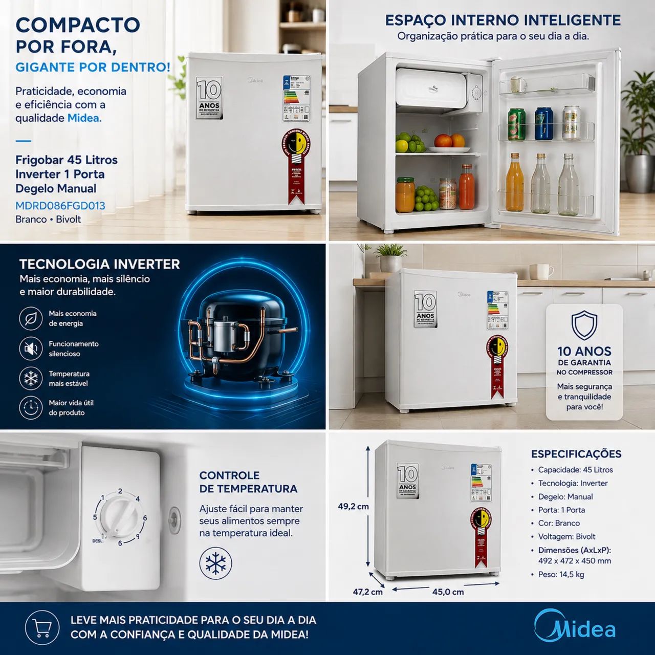 Frigobar Inverter Midea - Foto 2
