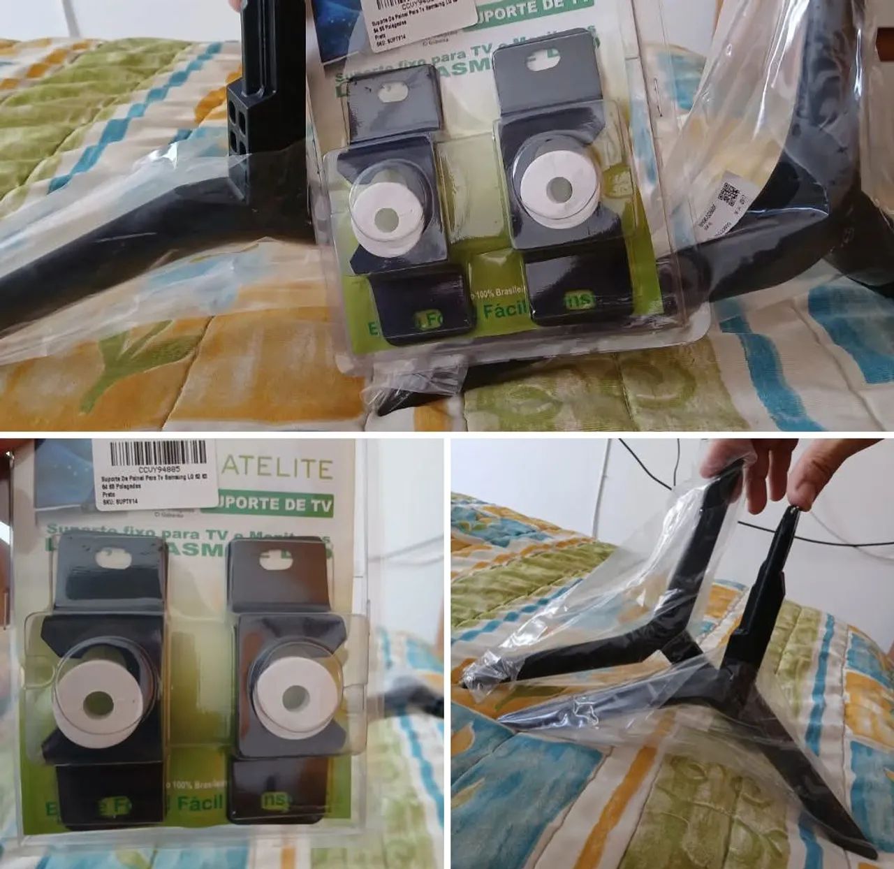  TV 32 polegadas e suporte de parede novo em um único anúncio. - Foto 4
