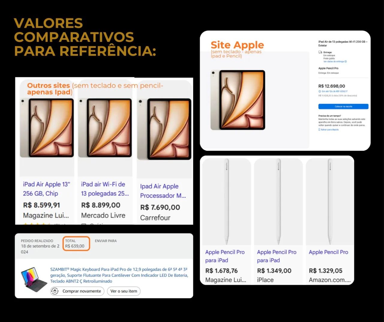 iPad Air 13 + Apple Pencil pro + Magic keyboard SZAMBIT (teclado) - Foto 5