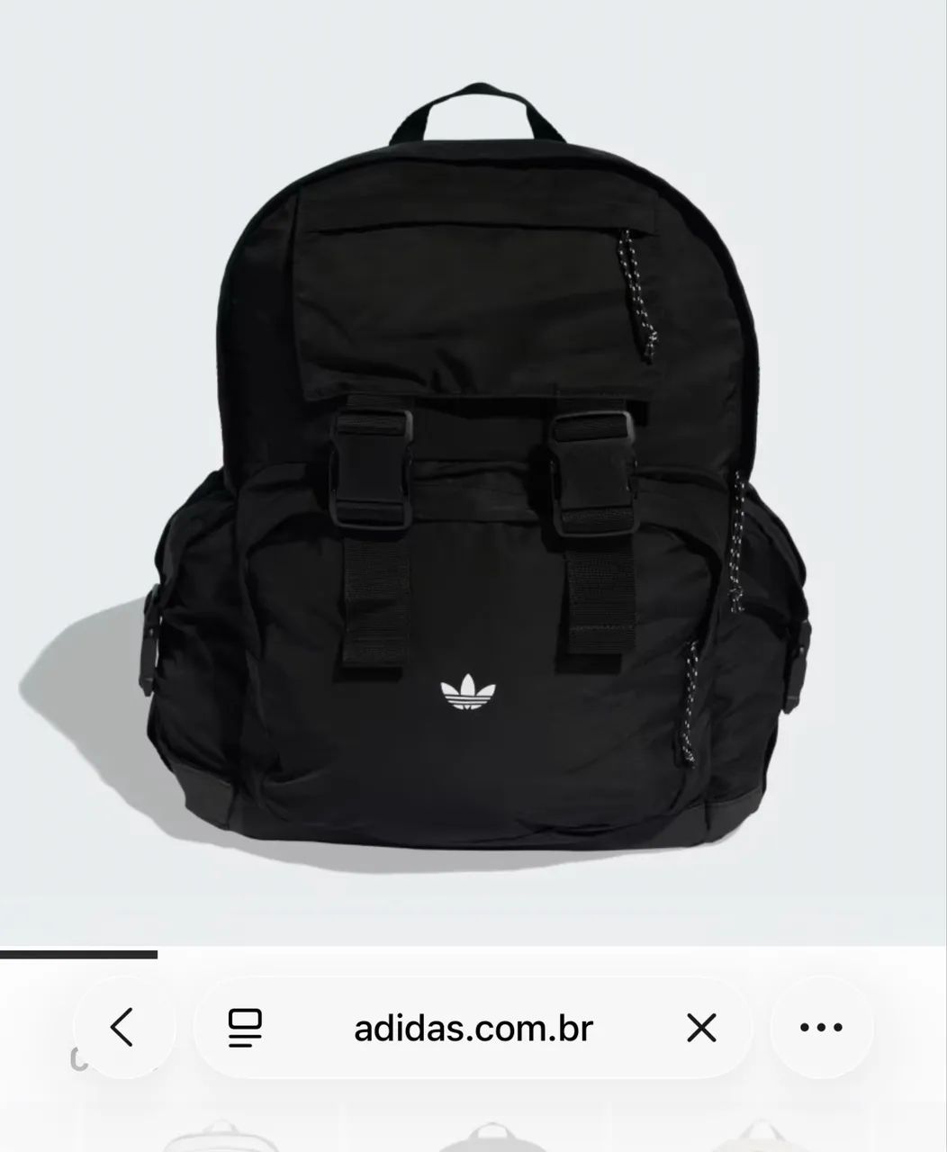 mochila adidas impermeável original