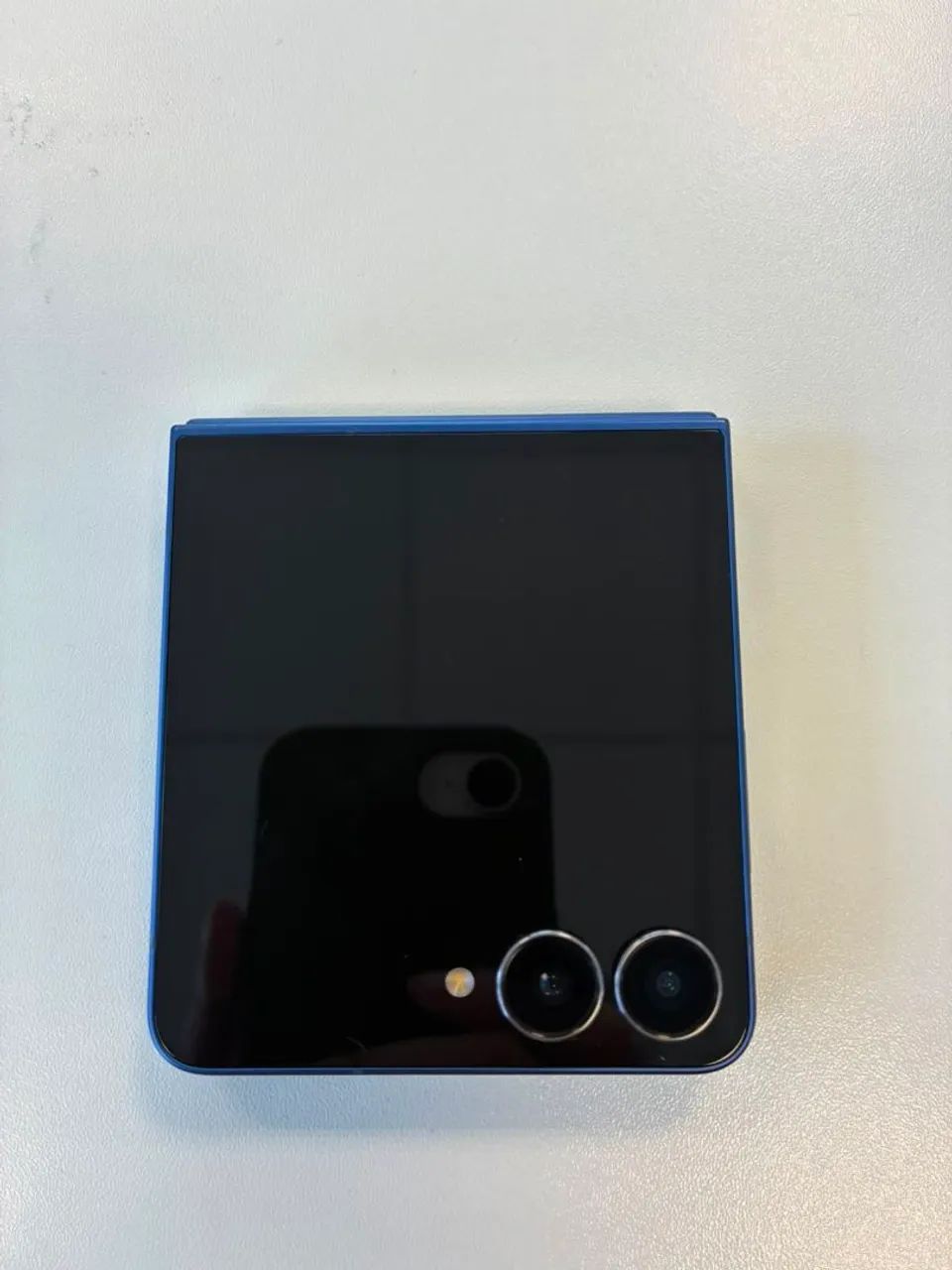 Z flip 7 azul novíssimo (4 meses de uso)! - Foto 3