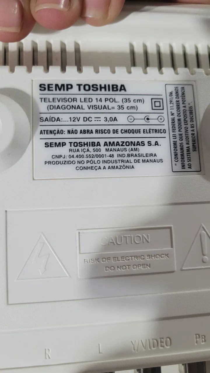 Tv Semp Toshiba 14 polegadas  - Foto 2