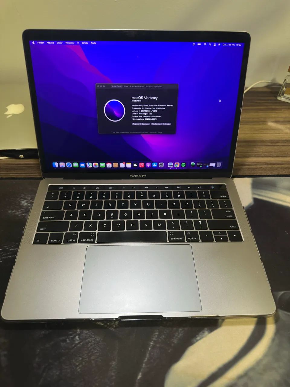 Macbook Pro Touchbar 2017