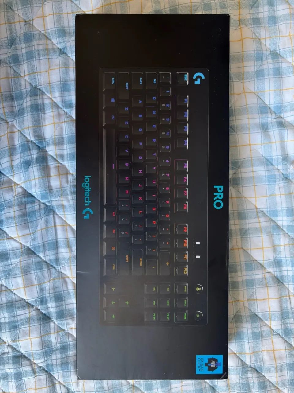 Teclado logitech g pro gx blue clicky lacrado