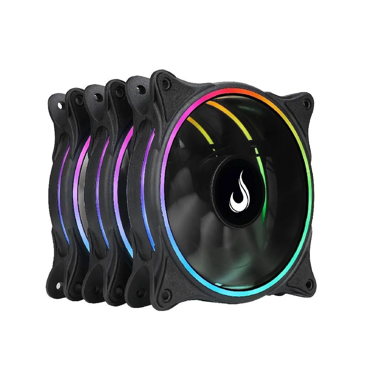Kit 3 Ventoinhas/Fans Risemode Laser 120mm