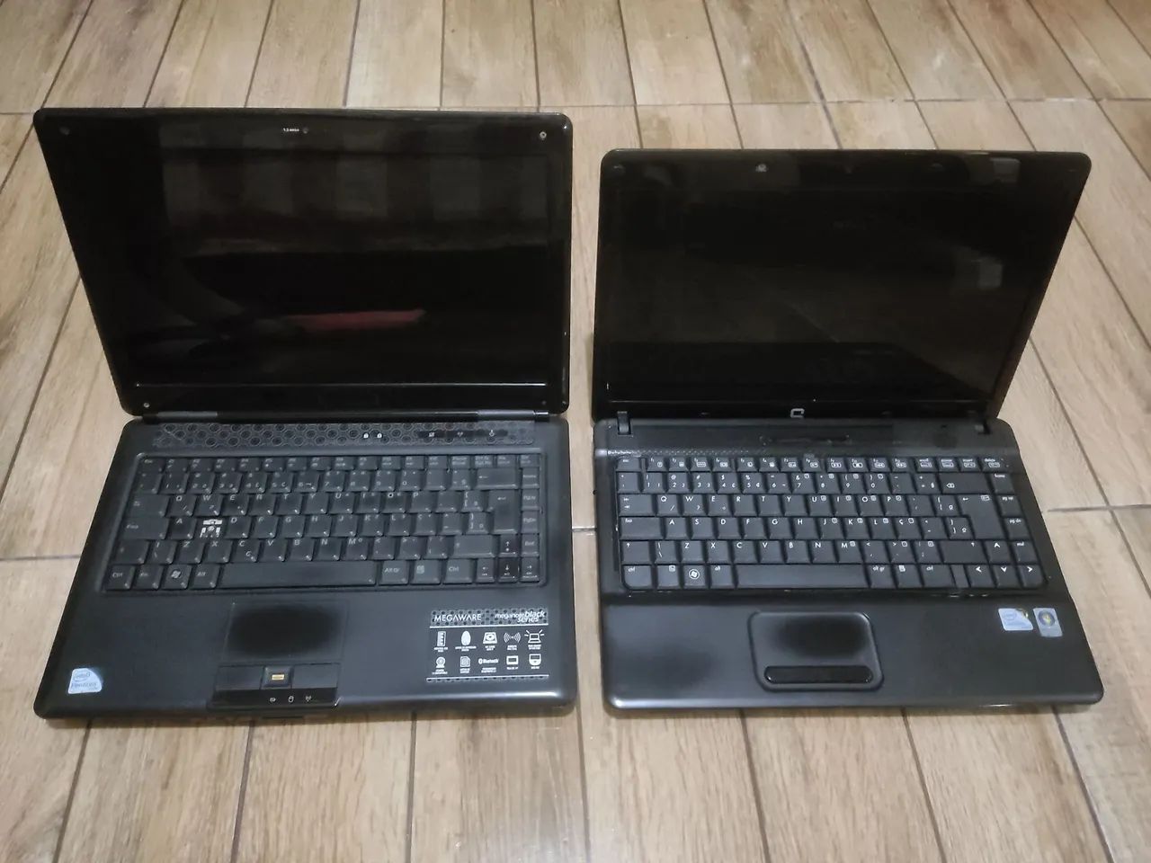 2 Notebook Compaq com defeitos,leia a descrição 
