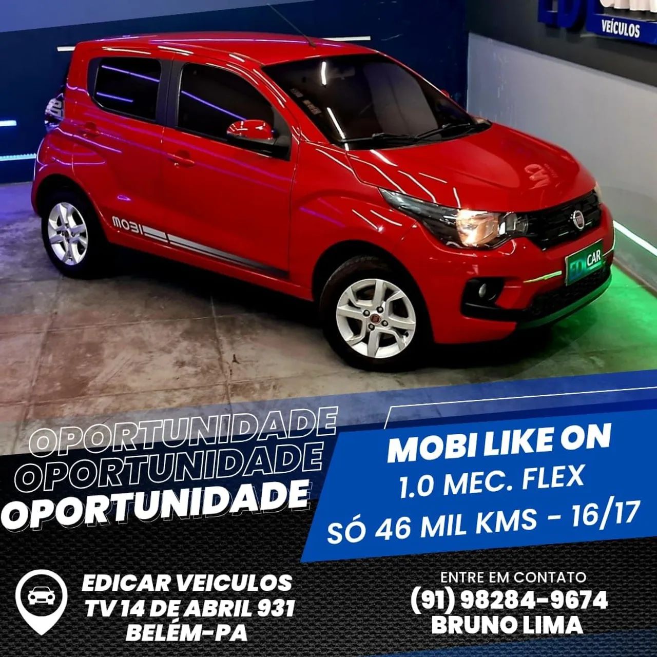 Fiat Mobi MOBI LIKE ON 1.0 Fire Flex 5p. 2017