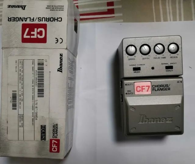 Pedal Ibanez CF7 Chorus/Flanger - Instrumentos musicais - Guará II