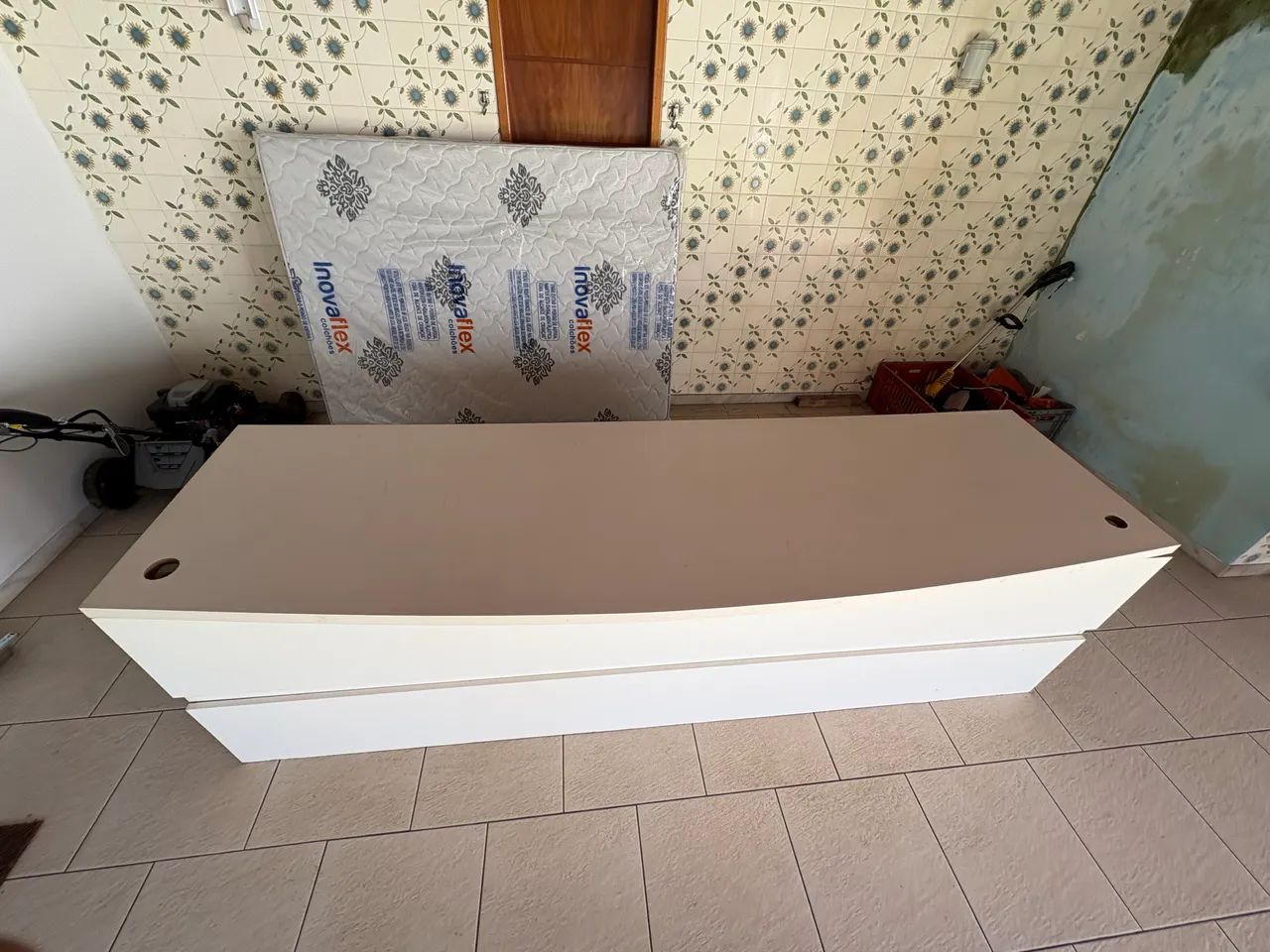 Balcão para atendimento duplo