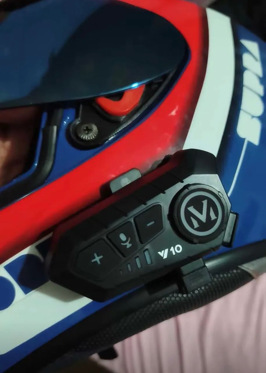 INTERCOMUNICADOR BLUETOOTH V10 PARA CAPACETE - Foto 2