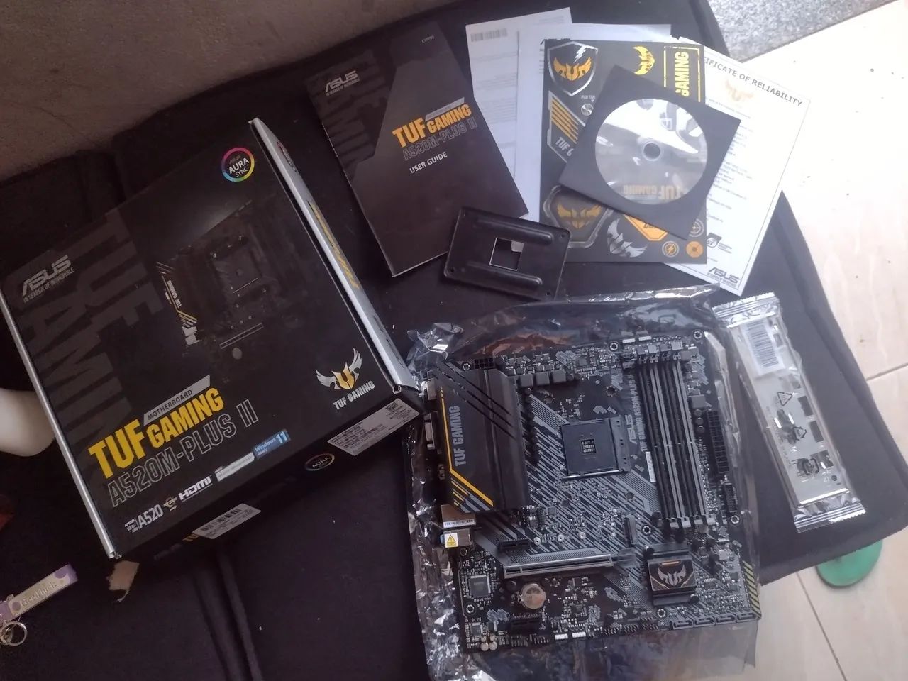 placa mãe asus tuf gaming a520m-plus ii - Foto 2