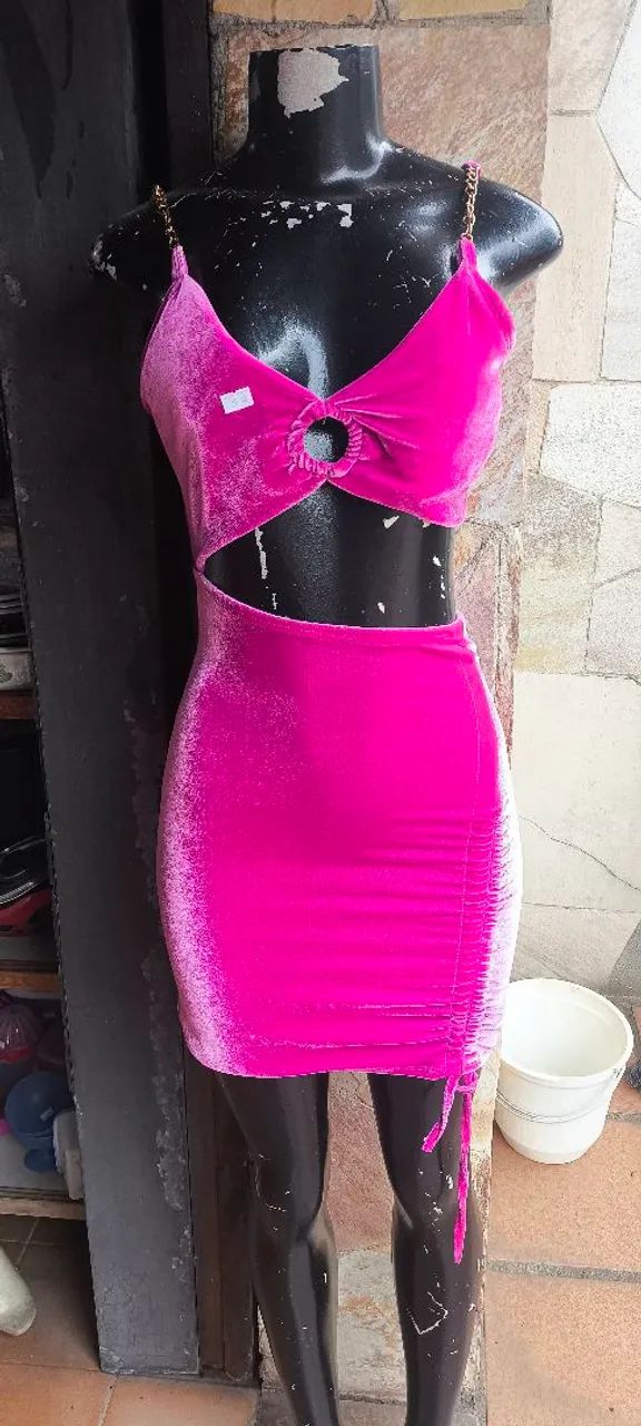Vestido veludo 