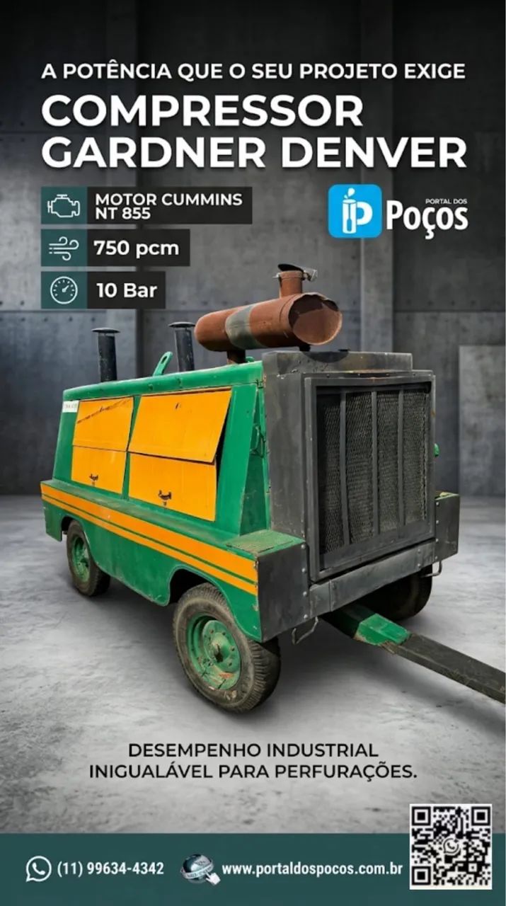Compressor Gardener Denver 750 PCM  - Foto 3