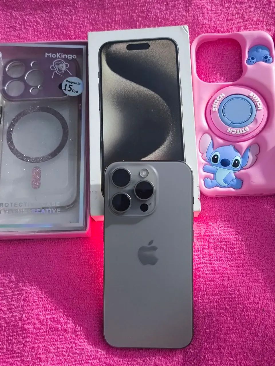 Vendo iPhone 15 pro Titanium 128 , 85 bateria ? nota e caixa  - Foto 5