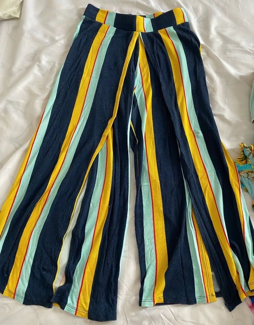 conjunto cropped e calça listrado P - Foto 4