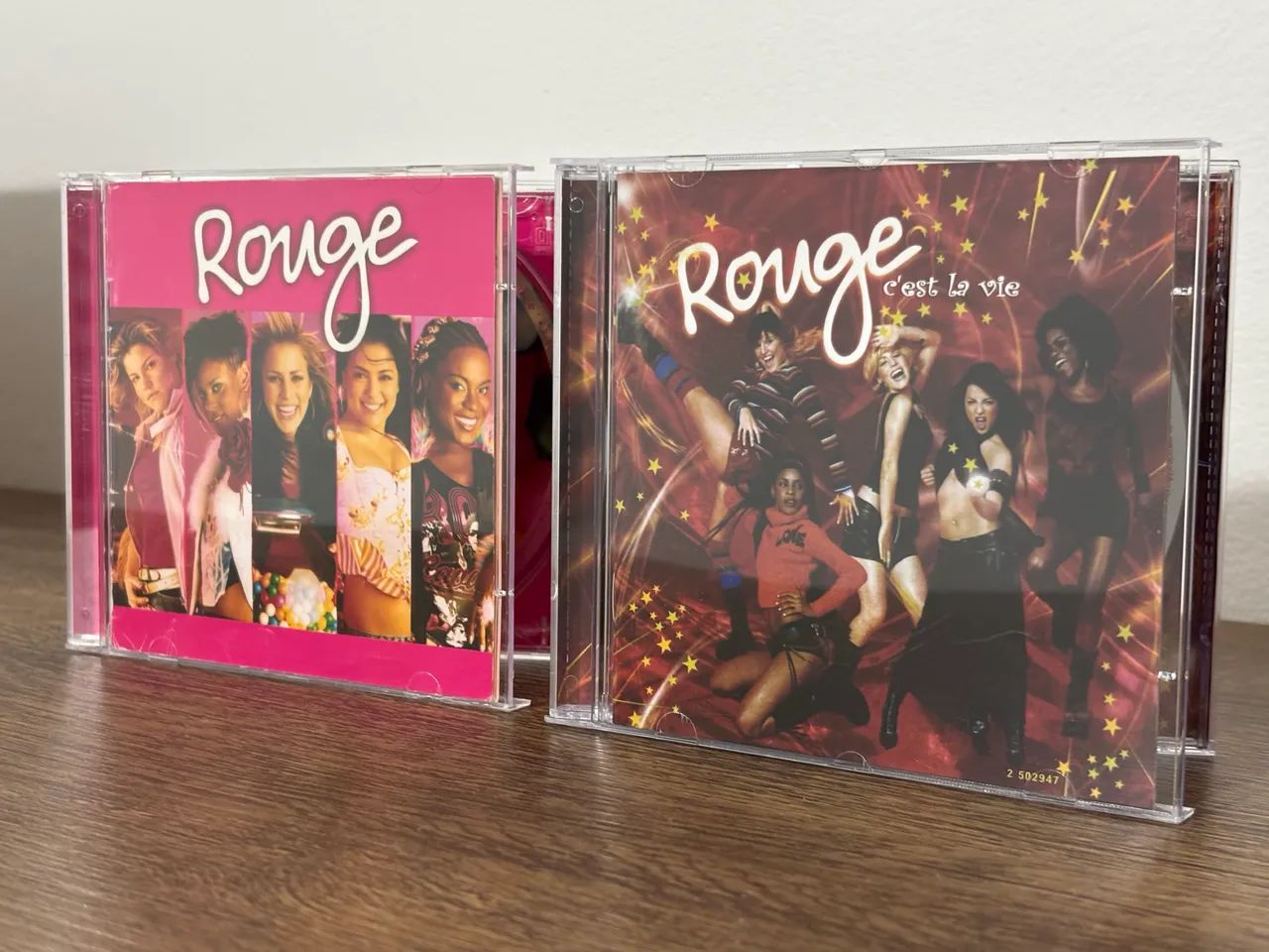 CDs Rouge Popstars + Rouge Cest La Vie 
