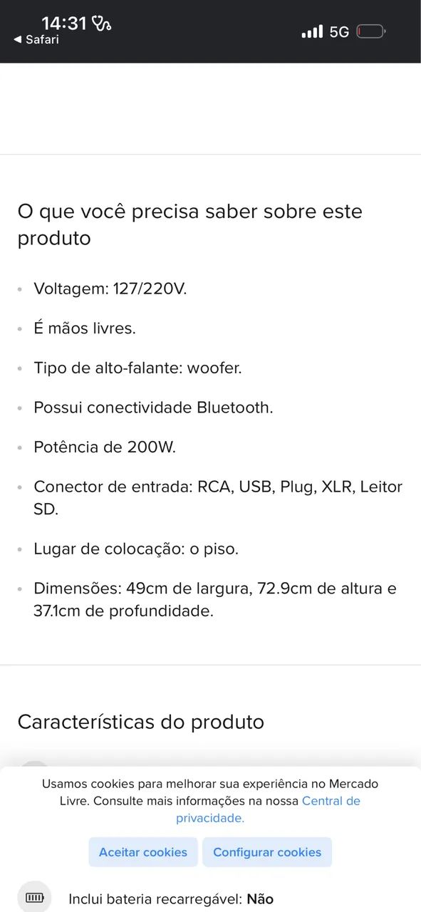 Caixa de som JBL  - Foto 2