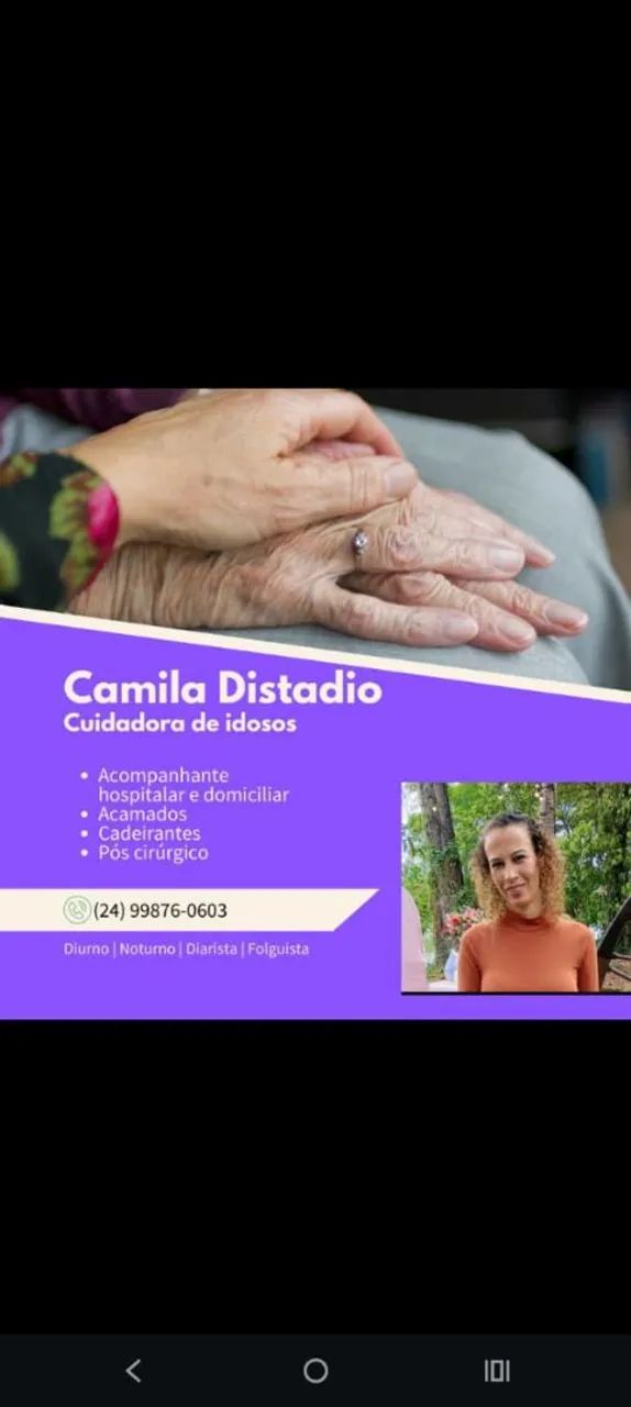Cuidadora de idosos 