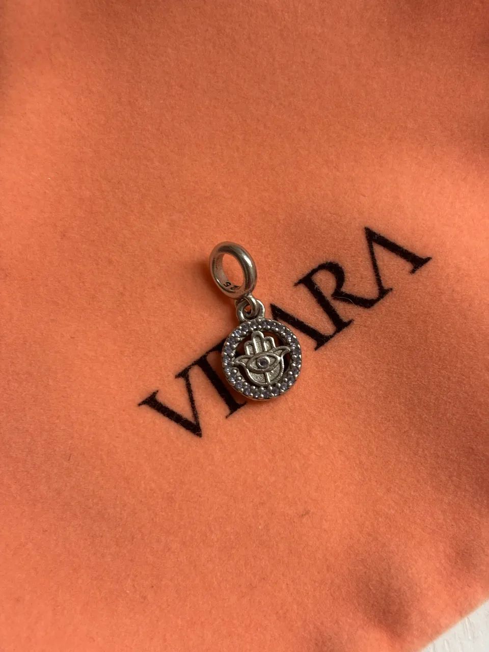 Berloque vivara original prata 925 