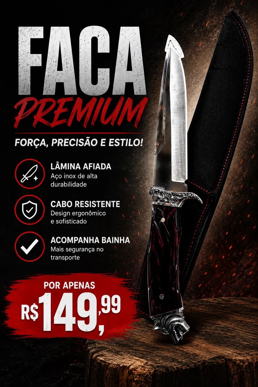 Faca artesanal 