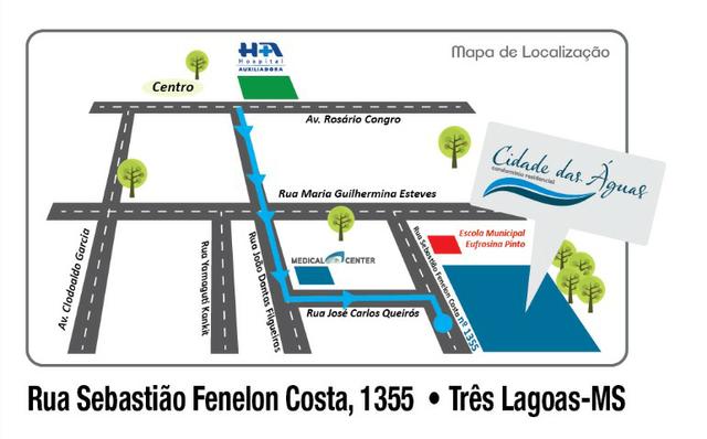 Alugo Casa com Suite Condomínio Fechado em Três Lagoas / MS - 3 quartos - Foto 4