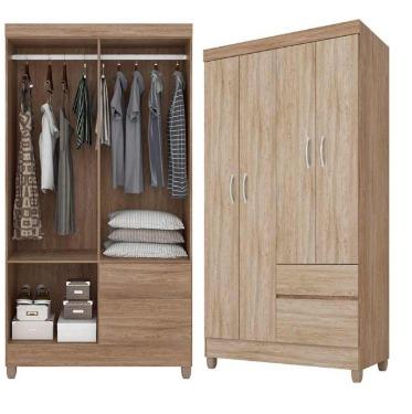 (Entregamos No Mesmo Dia)Lindo Guarda Roupa 4 Portas Novo Com Otimo Preço 399,00