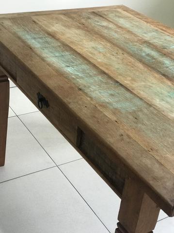 Mesa de Madeira de demolição