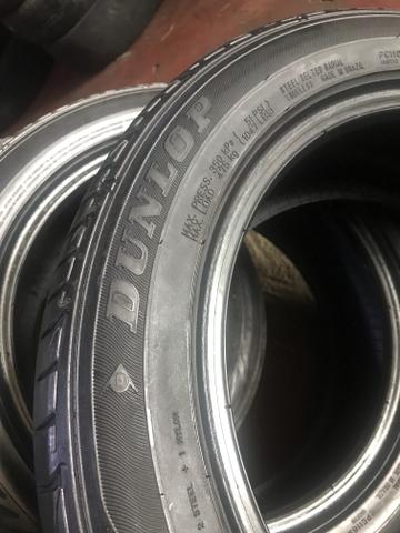 Kit de 4 pneus 185/55/15 meia vidas bons - Foto 2